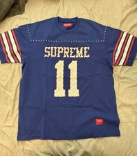 Supreme Studded Blue Football Top, Size Large Brand New picture
