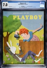 Playboy May 1954 RED STAR COPY CGC Graded 7.0 2nd Highest - only 1 better- RARE picture