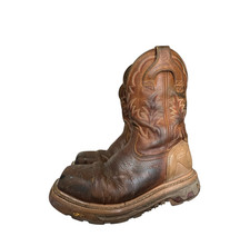 Justin Original Workboots Montana Waterproof Nano Composite Toe 10 D Distressed picture