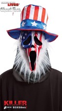 Uncle Sam Ghost Face Adult Costume Mask picture