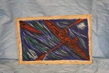 Les Rameurs - Natalia Goncharova - Oil on Canvas picture
