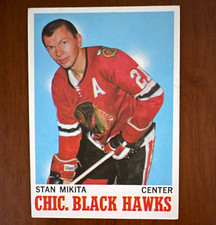 Topps 1970-71 Stan Mikita #20 Chicago Blackhawks HOF VG-EX picture