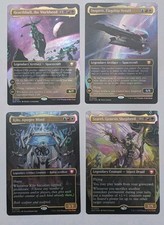 MTG Set of all 4 Edge of Eternities Mythic Commanders Borderless Foil  picture