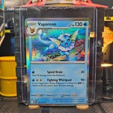 Vaporeon 151 Holo Pokémon TCG 134/165 Scarlet & Violet Rare picture
