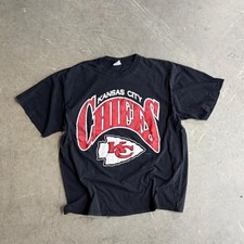 Vintage 90s NFL Kansas City Chiefs Cotton T-Shirt reprint VK17044 picture