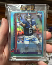 Topps 2025 Chrome Jaxson Dart Giants Teal Rookie Auto /299 READ DESCRIPTION picture