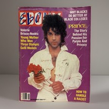 Ebony Magazine November 1984 Prince Cover No Address Label READ picture