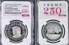 1776-2026 PRESIDENT TRUMP “We The People” 1 Oz SILVER MEDAL  NGC PF70 - FR 🇺🇸 picture
