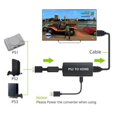 PS2 to HDMI Converter Video Adapter HD for PlayStation 1/2/3 1080P HDTV Monitor picture