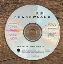 Shadowland by K.D. Lang (CD, 1990) picture