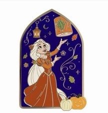 Disney Palm Tangled Rapunzel Lanterns Halloween 2026 Jumbo Pin Confirmed  picture