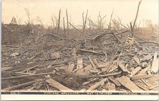 RPPC Louisville Nebraska Disaster 1908 Cyclone Wreckage  picture