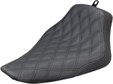 SADDLEMEN - Renegade Solo Seat Lattice Stitched Black for FLS | 812-26-002LS picture