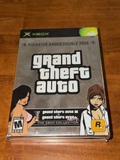 Grand Theft Auto Double Pack (Microsoft Xbox, 2003) - Complete with Posters/Maps picture