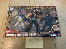 Mattel DC Premier 3 Figure Pack, 6.5 Inch Scale Batman & Nightwing Vs Bane New picture