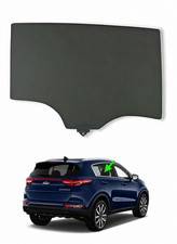 Fits 2016-2022 Kia Sportage Passenger Side Right Rear Door Window Glass Tinted picture
