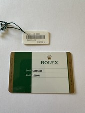 Rolex Sea-Dweller, 126660 Guarantee Warranty Card 2019, Genuine. picture
