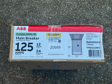 ABB 125 Amp 12 Space 24 Circuit Outdoor Main Breaker Panel Kit TMQ1212RPA picture