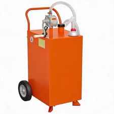 30/35/40/45 Gallon Fuel Caddy Portable Gas Tank Diesel Fuel with Transfer Pump picture