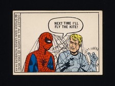 1966 DONRUSS Marvel Super Heroes #34 SPIDER-MAN Rookie Card RC GREAT EYE APPEAL picture