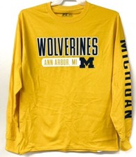 Michigan Wolverines Men's Long Sleeve Tee Adult Large picture