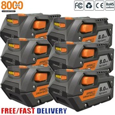 6-1X For RIDGID 18V 8.0Ah Battery R840087 R840083 R840085 R840084 Rigid tool picture