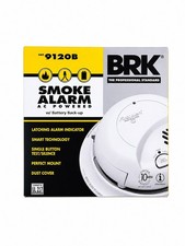 BRK First Alert 9120B Smoke Alarm AC Powered Battery Backup Hardwired  picture