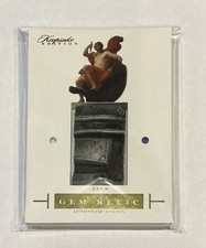 2023 Keepsake Premium Edition Zeus King Of Gods Authentic Dual Gem Relics 5X7 picture