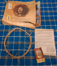 Jesus Crown of Thorns Headpiece Replica Collectible Zuluf Handmade Wearable picture