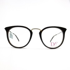 Diane Von Furstenberg DVF 5092 237 Eyeglasses Frames Brown Gold Square 49-21-135 picture