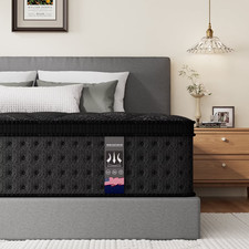 8 10 12 14 Inch Twin Full Queen King Mattress in a Box Hybrid Spring Memory Foam picture