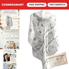Vintage Scripture Shawl with Psalm 91 – Protection Bible Verse Scarf, Christian picture