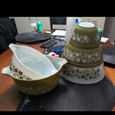 Pyrex Cinderella Crazy Daisy Vintage Bowls picture