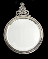 LOVELY VINTAGE TIFFANY & CO PINEAPPLE STERLING SILVER PERSONAL TRAVEL MIRROR picture
