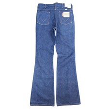 Maverick Vintage 70s Flare Jeans Mens 32XL Blue Cotton USA Made NOS NWT picture