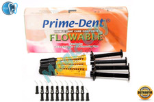 Prime-Dent Dental Flowable VLC Light Cure Composite 4 Syringe Kit - A1 picture