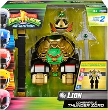 Power Rangers BLACK Ranger LION Thunderzord Action Figure picture