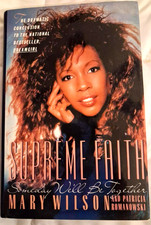 Mary WILSON / Supreme Faith Someday We'll Be Together Signed 1st Edition 1990 picture
