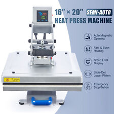 Heat Press Machine Auto Open Clamshell 16x20 Slide Out Base T Shirt Heat Press picture