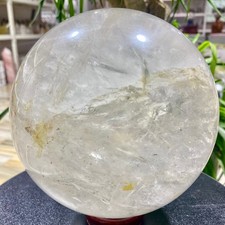 10.8LB white crystal transparent quartz crystal ball Reiki repair picture