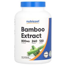 2 X Nutricost, Bamboo Extract, 800 mg , 240 Capsules (400 mg per Capsule) picture