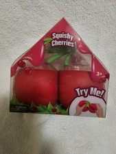 Sunny Days Squeeezy Cherries Squishy Jumbo Fidget Toy Red Cherry Toymendous picture