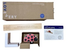 Lovevery Look At Me Ladybug Toy 0-2 Months High Contrast Wooden Baby Toy Viral picture