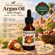 100% Pure Moroccan Argan Oil – Hair, Face & Body picture