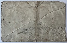 RARE 1930 BYRD ANTARCTIC EXPEDITION US COVER WITH IGLOO ARTWORK BACKSIDE ONLY picture