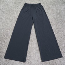 Vuori Pants Womens Medium Black Villa Wide Leg Lightweight Stretch VW4047 27x30 picture