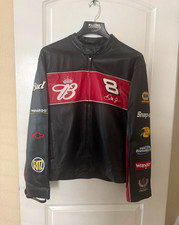 Wilsons Leather Chase Authentics Dale Earnhardt Jr #8 NASCAR Jacket XL Black/Red picture