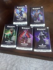 MTG Magic The Gathering Foundations Set of 5 Commander Decks SEALED IN HAND^ picture