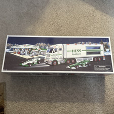 VINTAGE Hess 2003 Toy Truck and Racecars New in Original Box See Pics Read Info picture