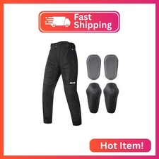 ILM Mesh Motorcycle Pants for Men with CE Armor Model PM1 Black picture